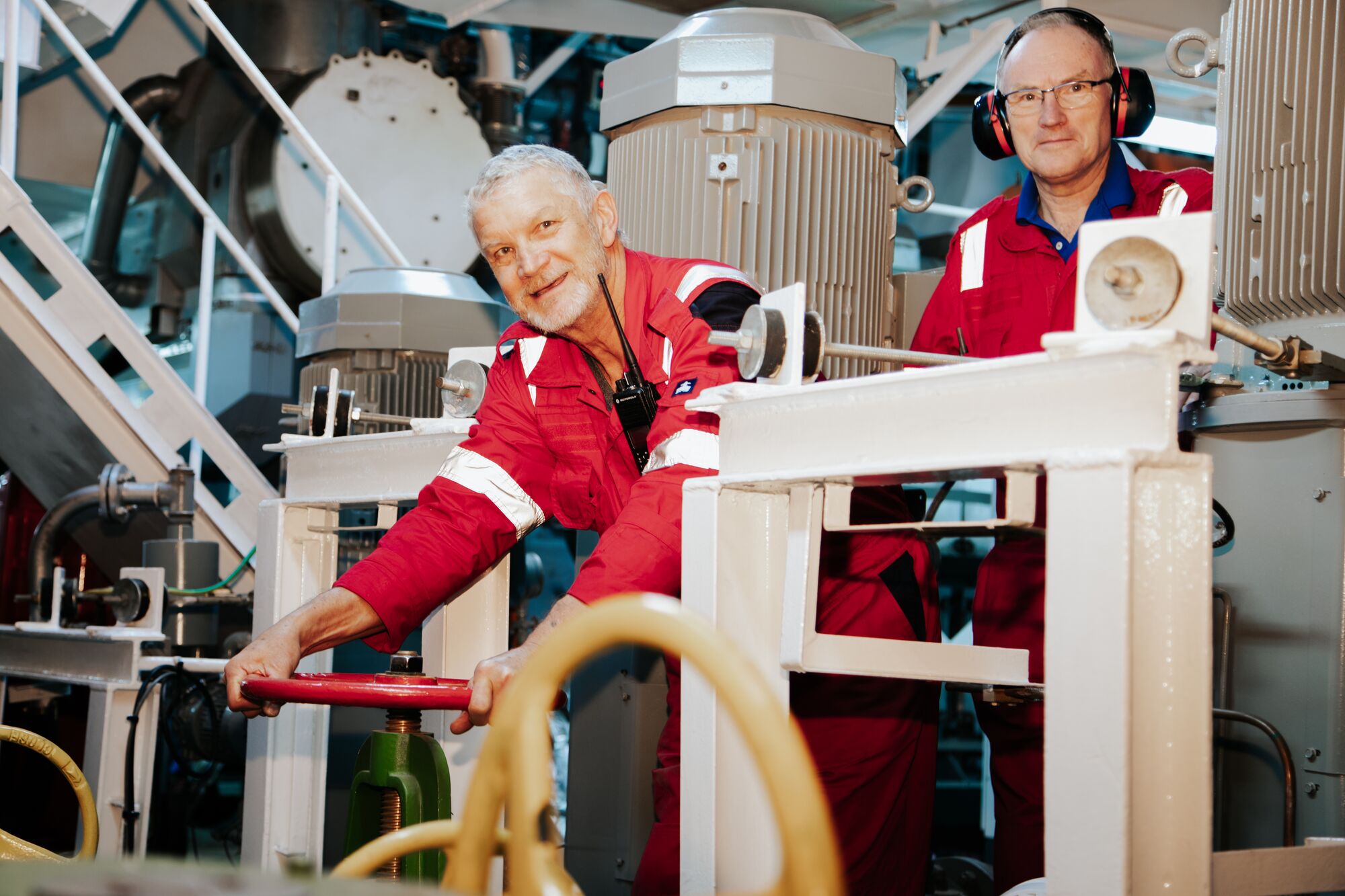 Before the Global Mercy™ could welcome its first patients, it had to be ready for sea. Sinclair was part of the pioneering crew during the ship's final build and sea trials, helping prepare a brand-new hospital ship for its first international voyage.