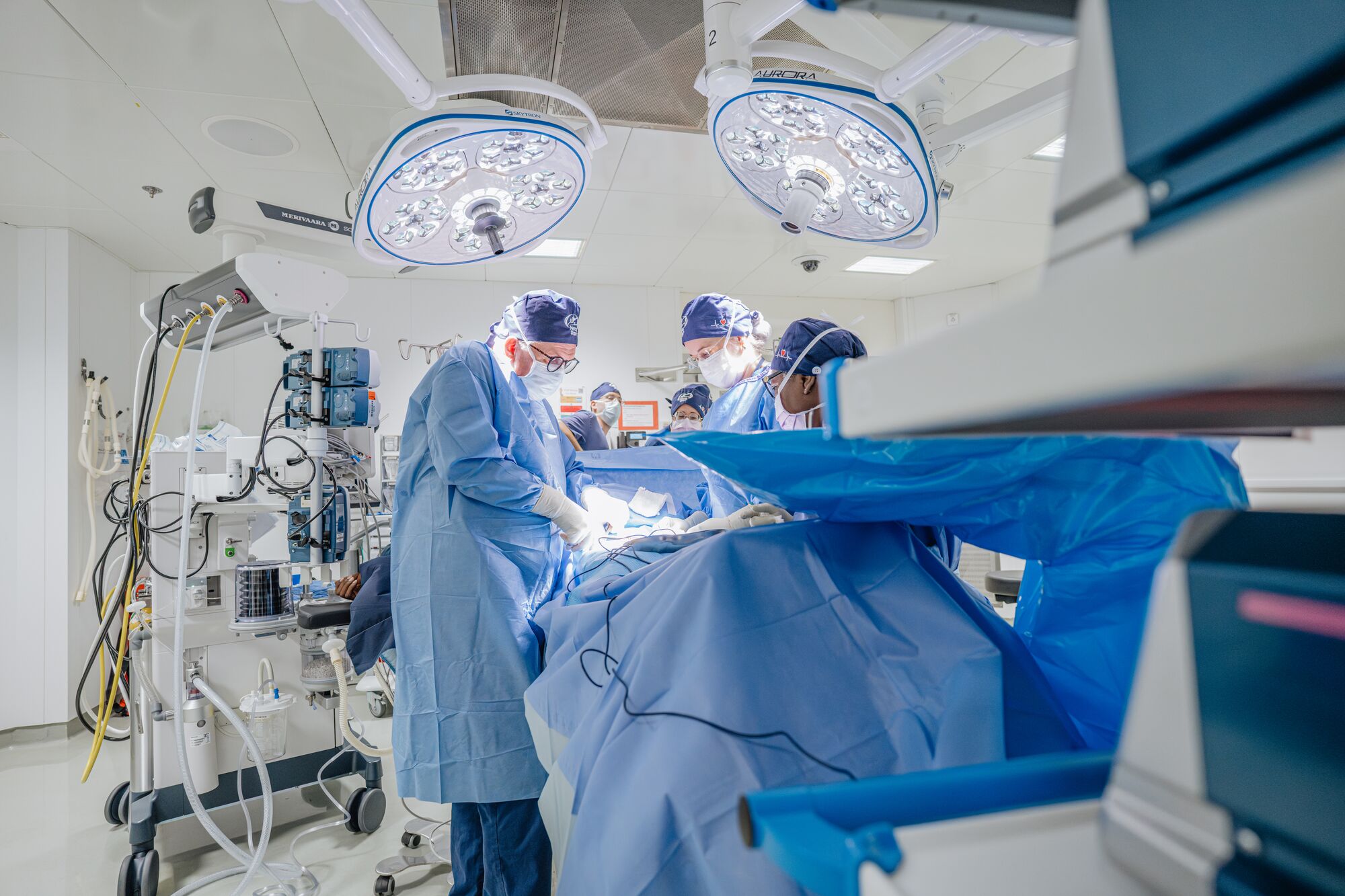 Hospital
Purpose-built for care, with six operating theatres and 102 acute care beds.